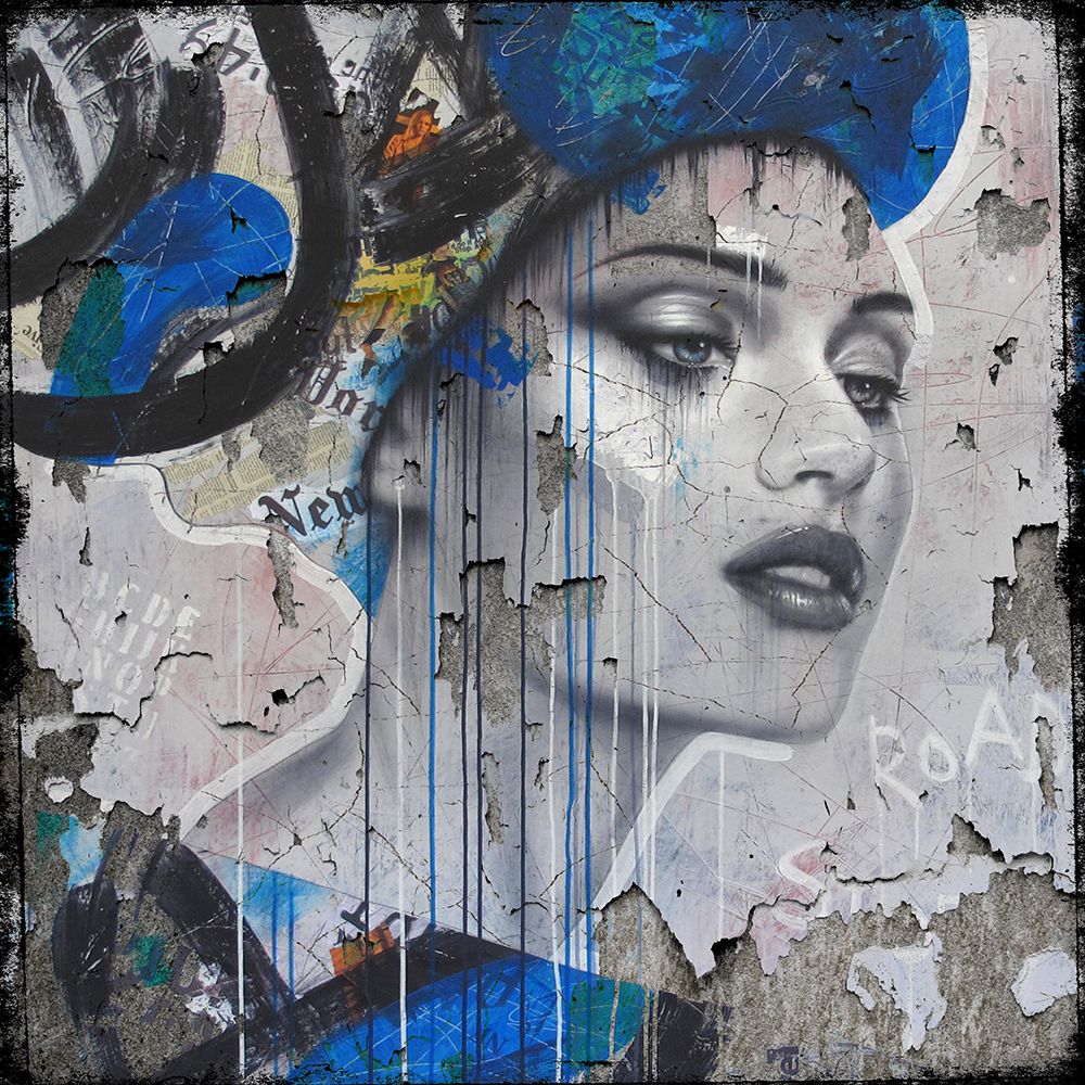 Blue love art print by Hans Jochem Bakker for $57.95 CAD