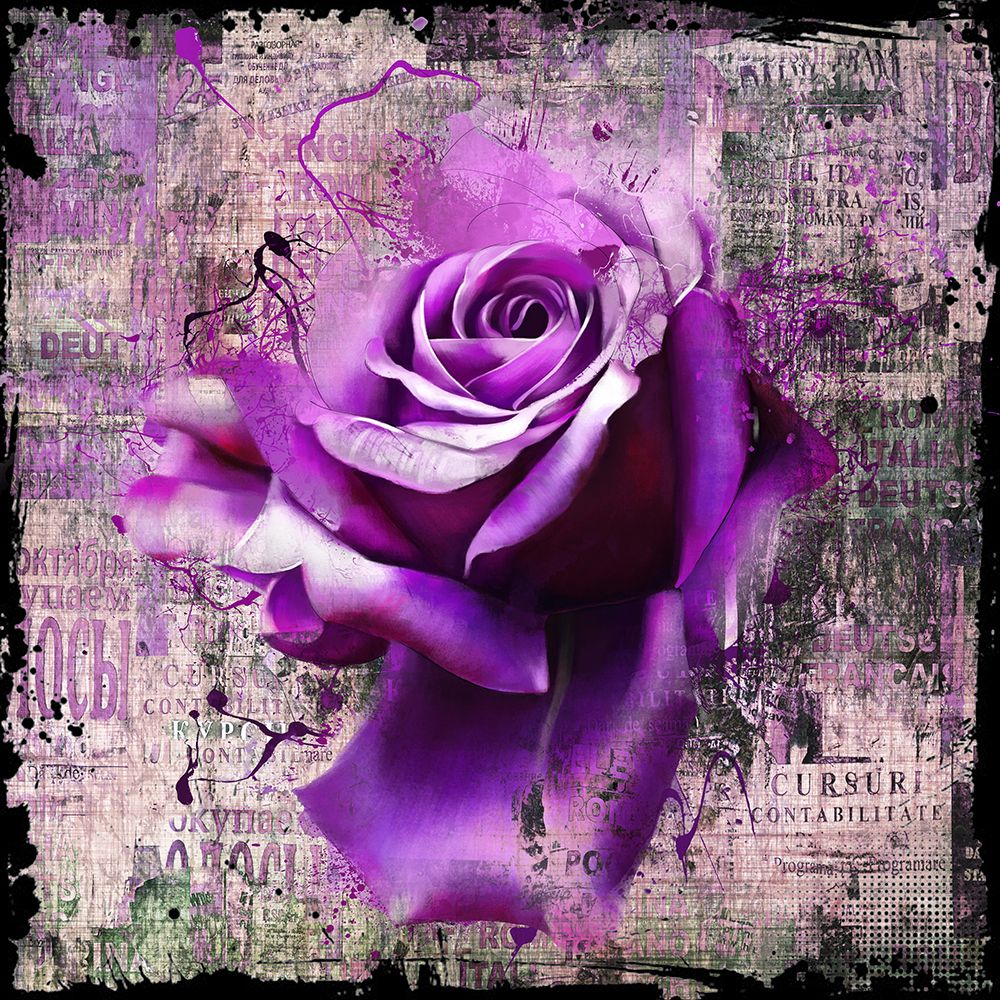 Purple beauty art print by Micha Baker for $57.95 CAD