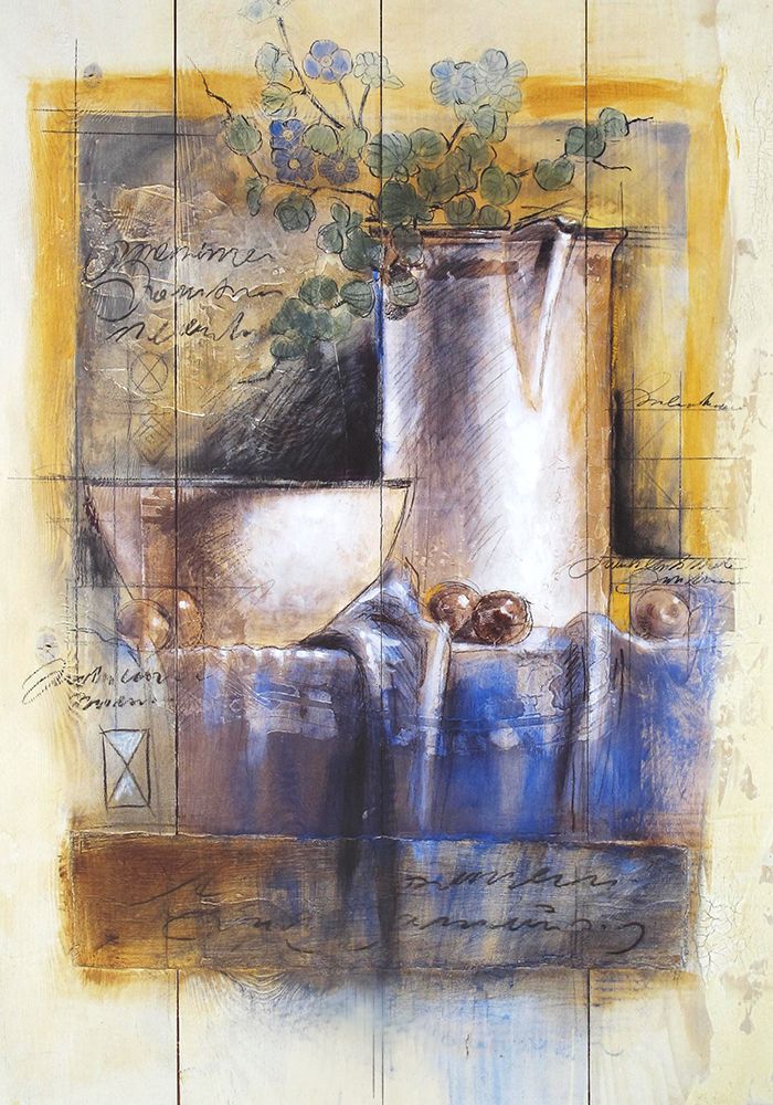 On my kitchentable art print by Hans Jochem Bakker for $57.95 CAD