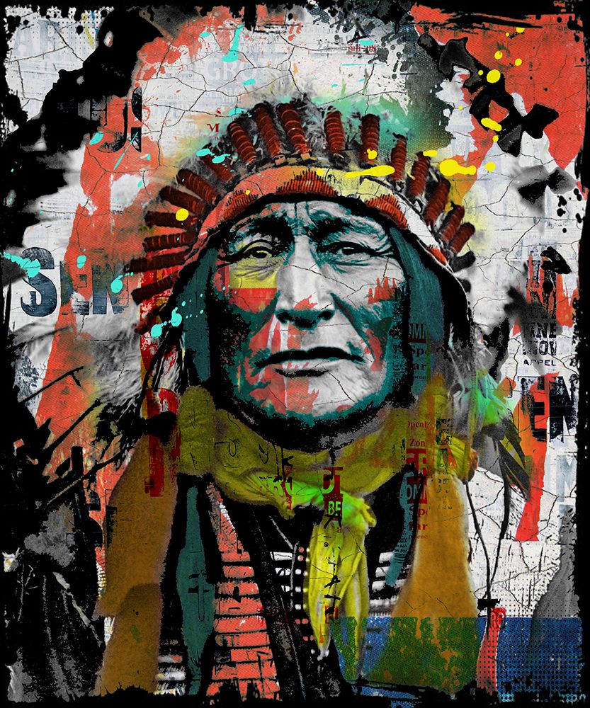Indian Power I art print by Hans Jochem Bakker for $57.95 CAD