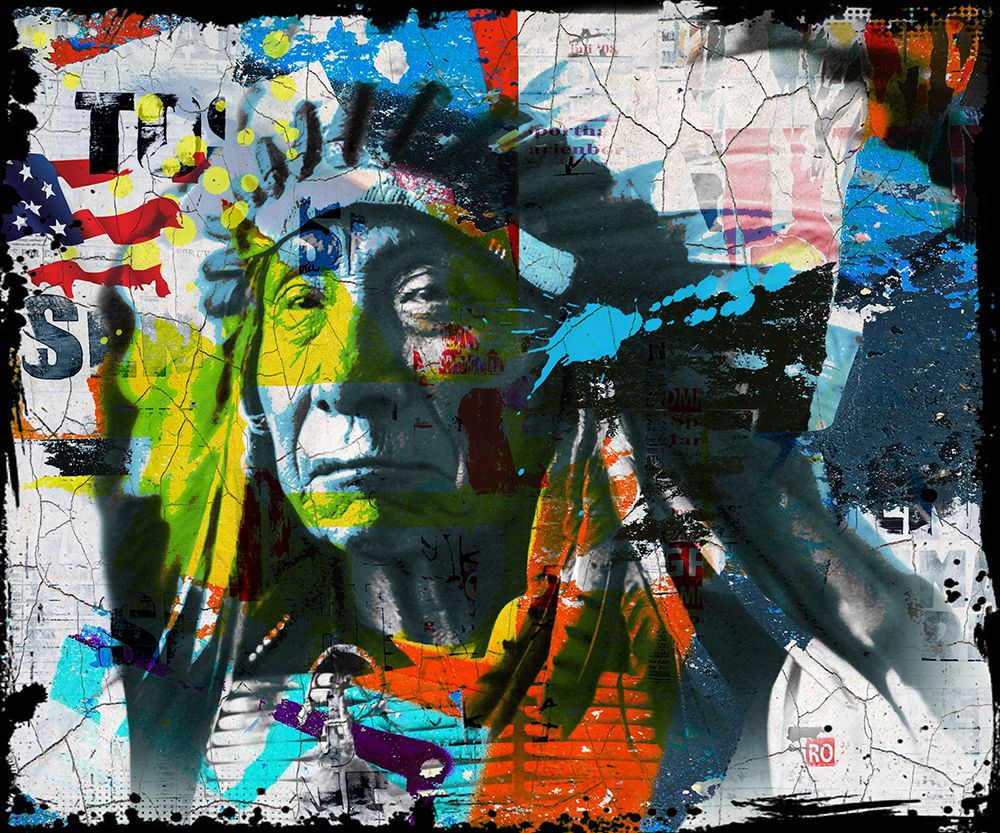 Indian Power II art print by Hans Jochem Bakker for $57.95 CAD