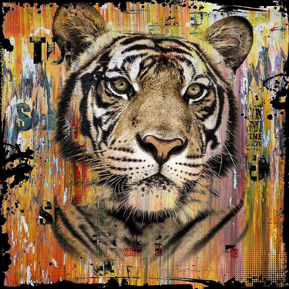Wildlife Tiger art print by Hans Jochem Bakker for $57.95 CAD