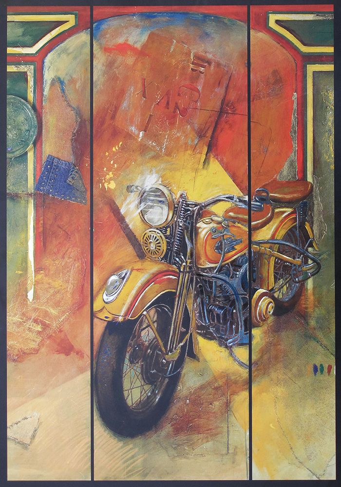 Standing at the wall art print by Hans Jochem Bakker for $57.95 CAD