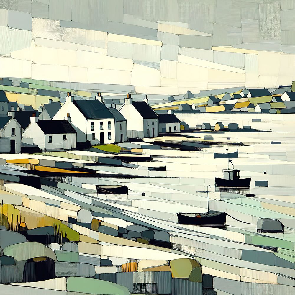 Lake Village I art print by Pascal Moulin for $57.95 CAD
