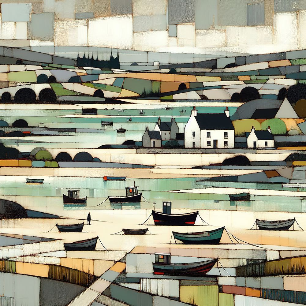 Lake Village II art print by Pascal Moulin for $57.95 CAD