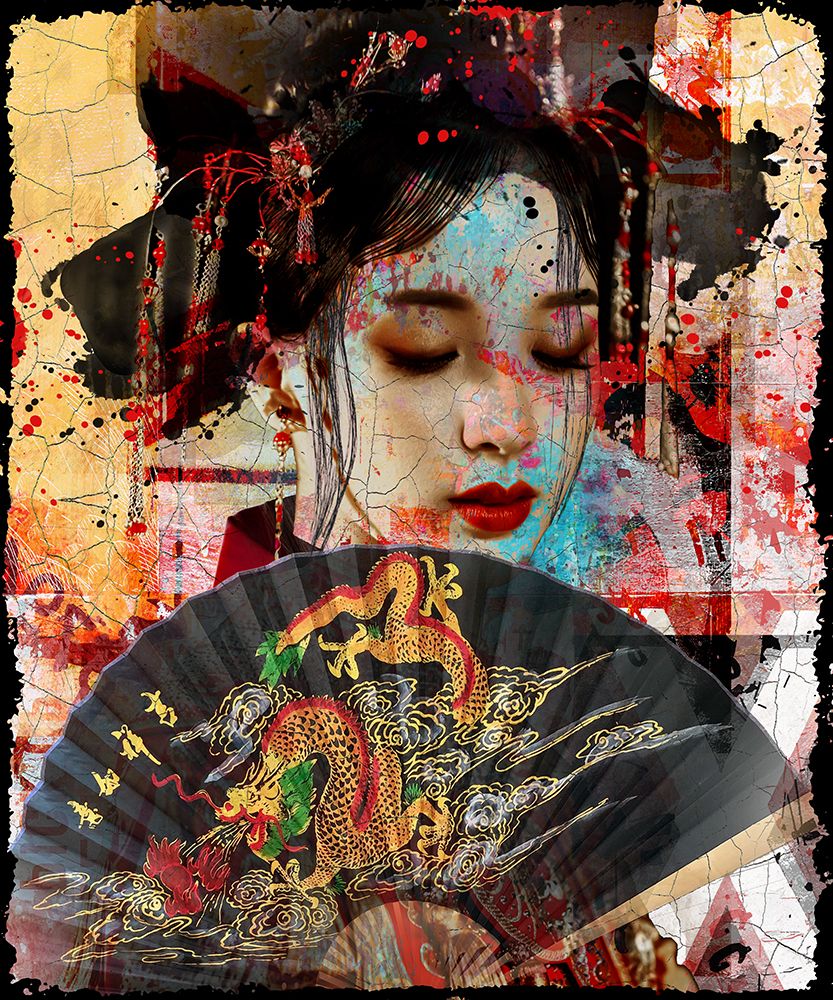 Geischa colours II art print by Hans Jochem Bakker for $57.95 CAD