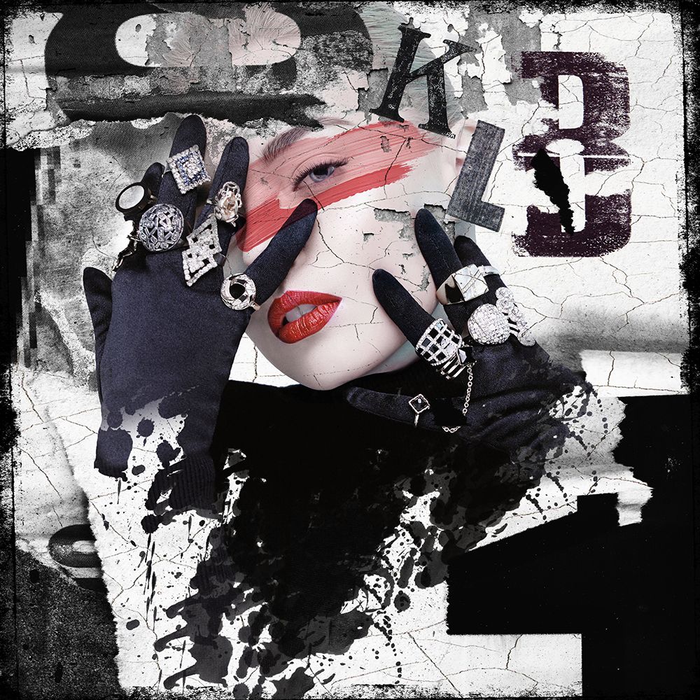Black And red lips art print by Micha Baker for $57.95 CAD