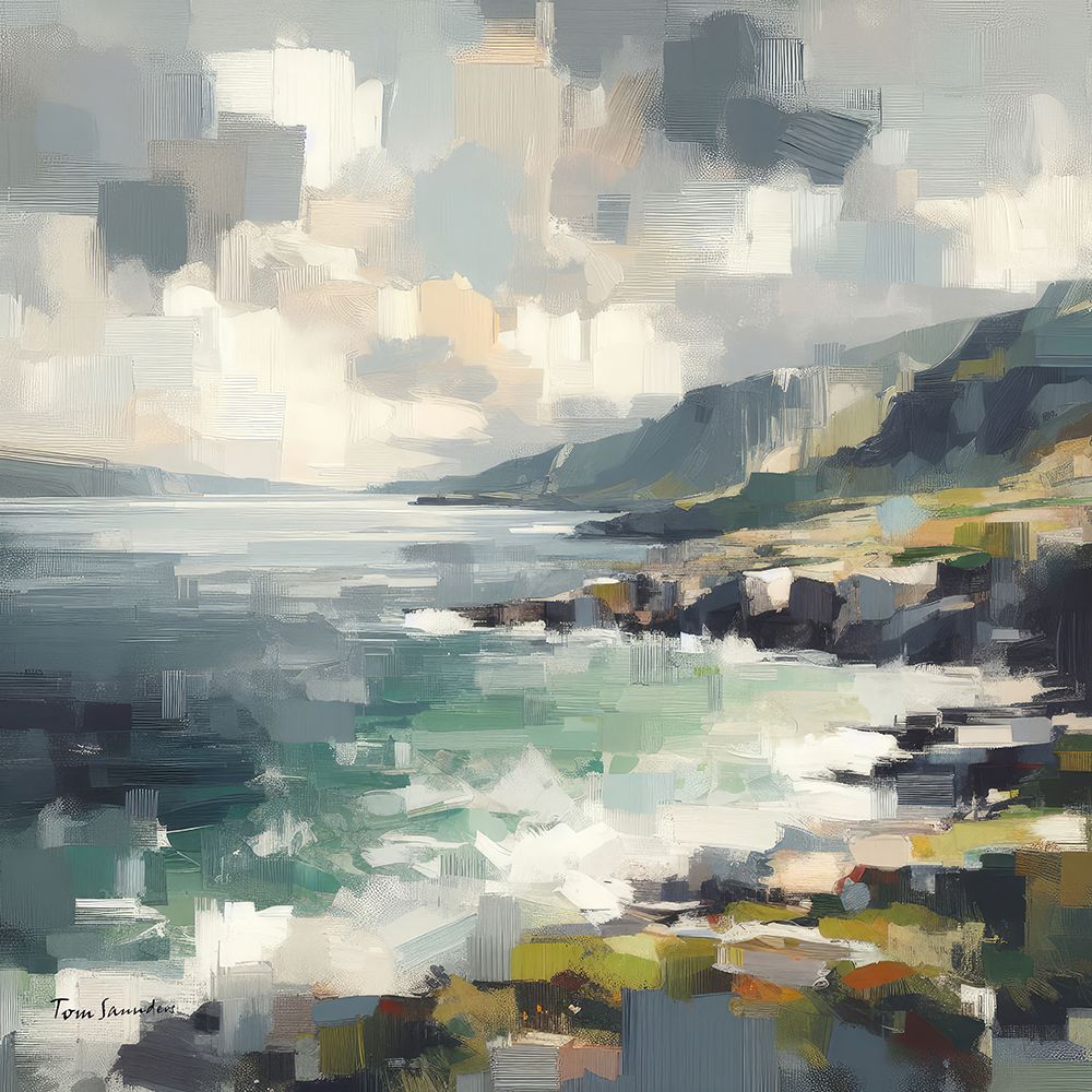 Sea blue I art print by Tom Saunders for $57.95 CAD