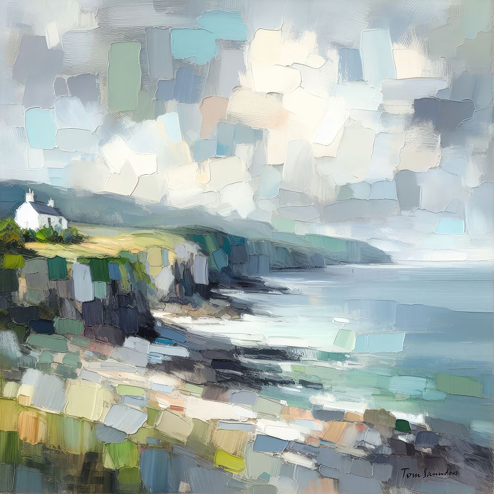 Sea blue II art print by Tom Saunders for $57.95 CAD