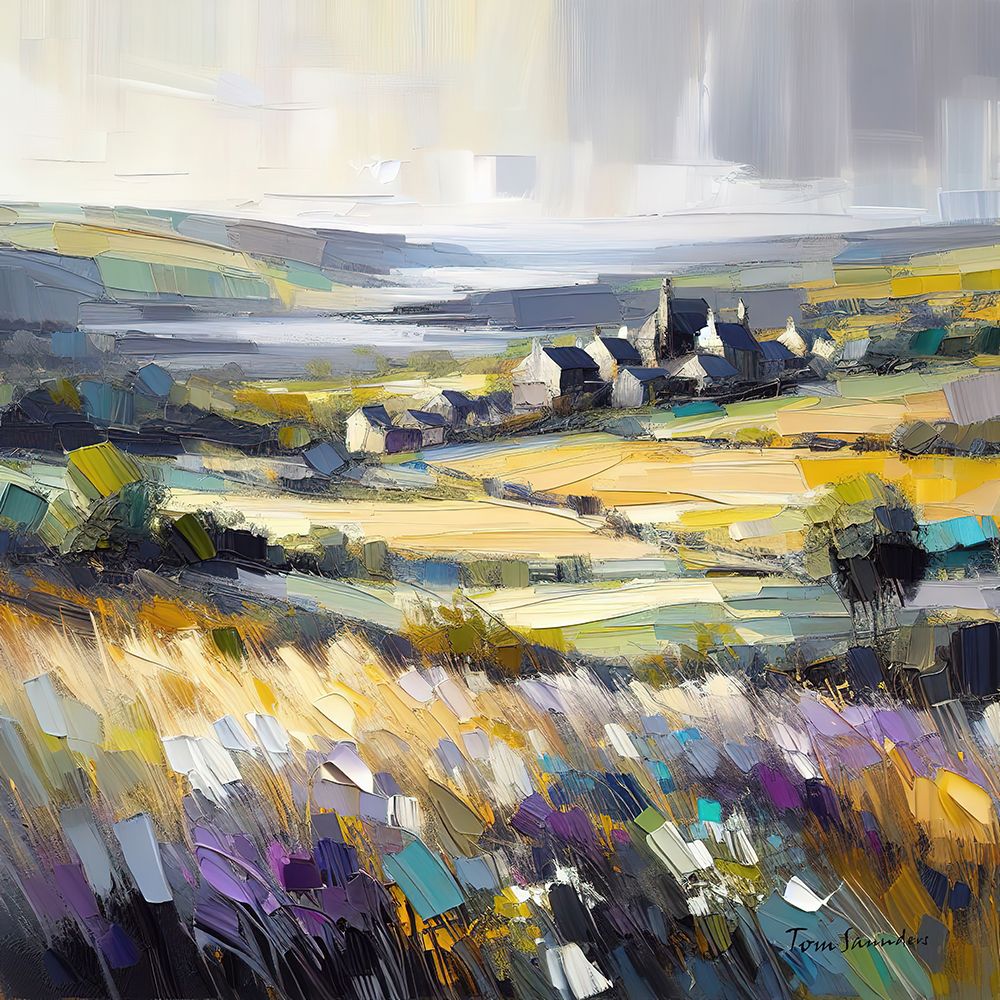 Purple poppy art print by Tom Saunders for $57.95 CAD