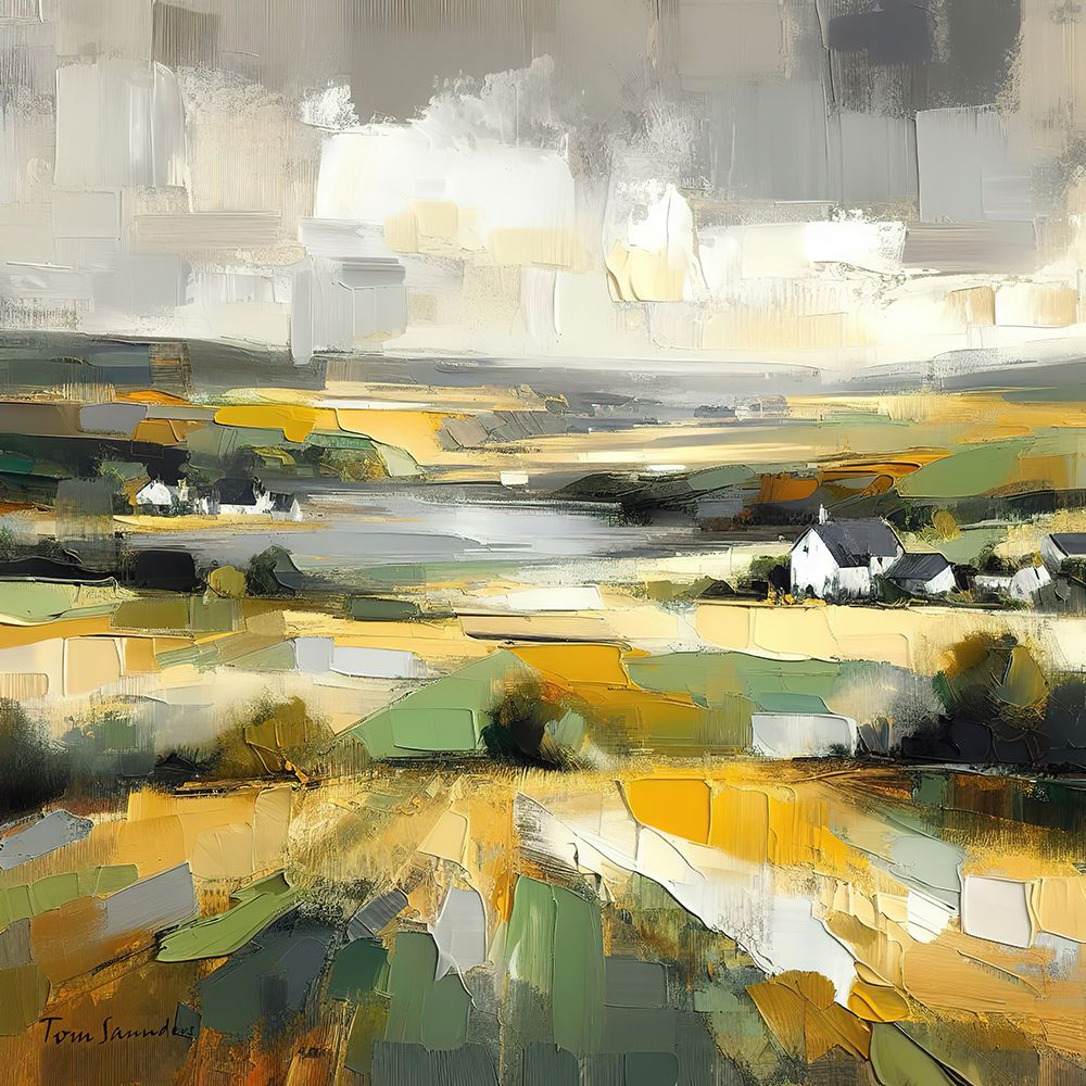 Small Village II art print by Tom Saunders for $57.95 CAD