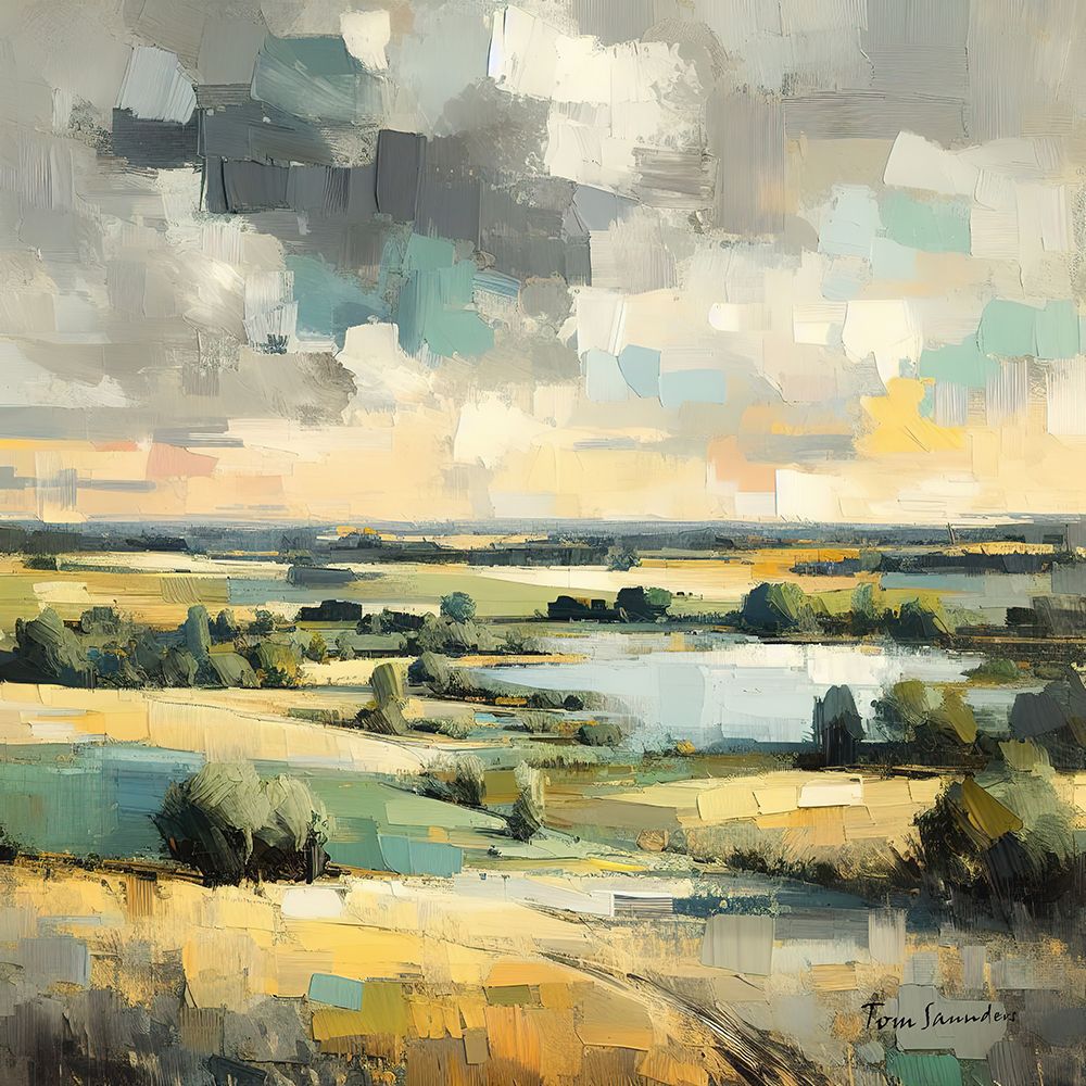 Lake Abstract I art print by Tom Saunders for $57.95 CAD