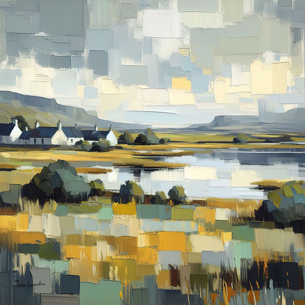 Pastello Land I art print by Tom Saunders for $57.95 CAD