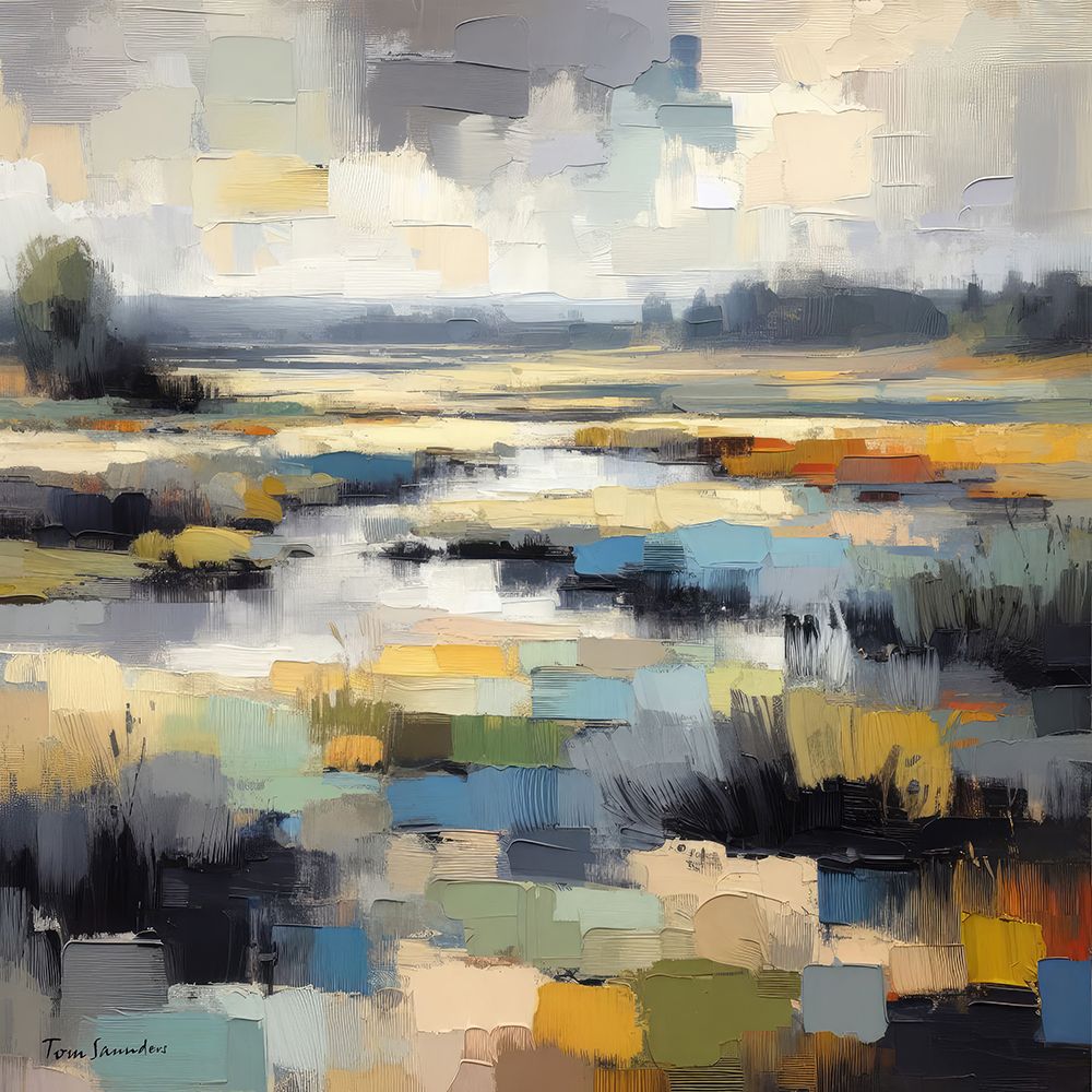 Soft Landscape II art print by Tom Saunders for $57.95 CAD