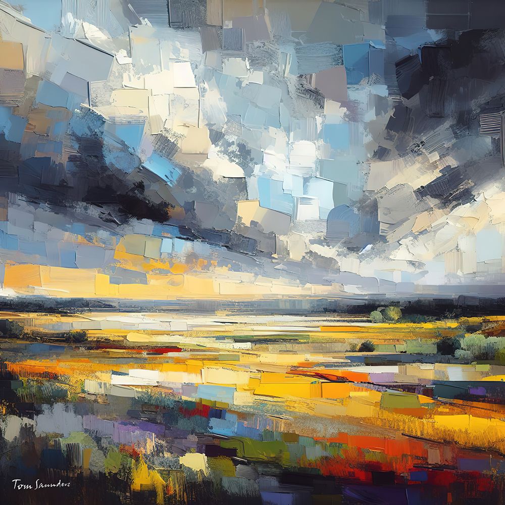 Sky Fall II art print by Tom Saunders for $57.95 CAD