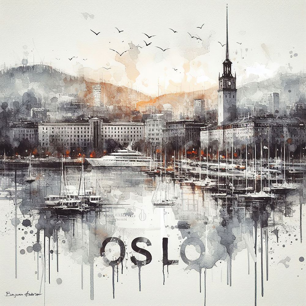 Oslo art print by Benjamin Anderson for $57.95 CAD