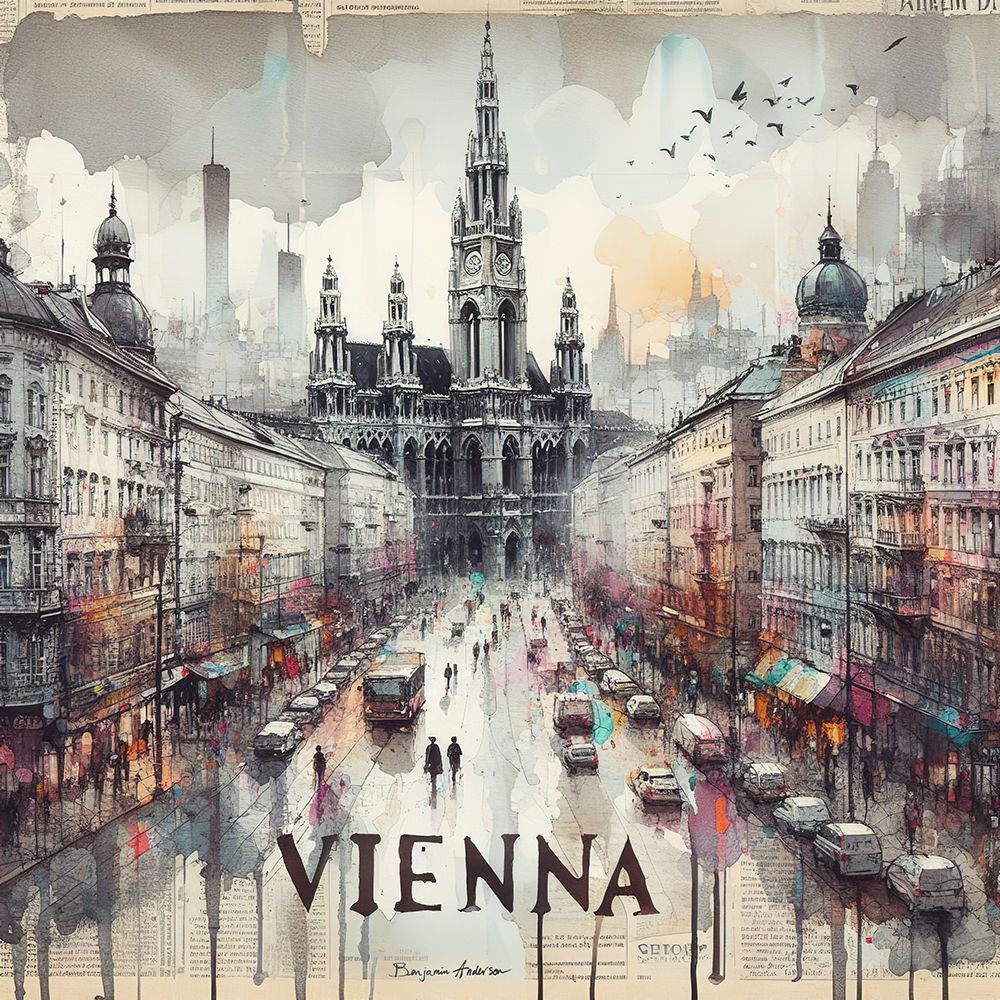 Vienna art print by Benjamin Anderson for $57.95 CAD