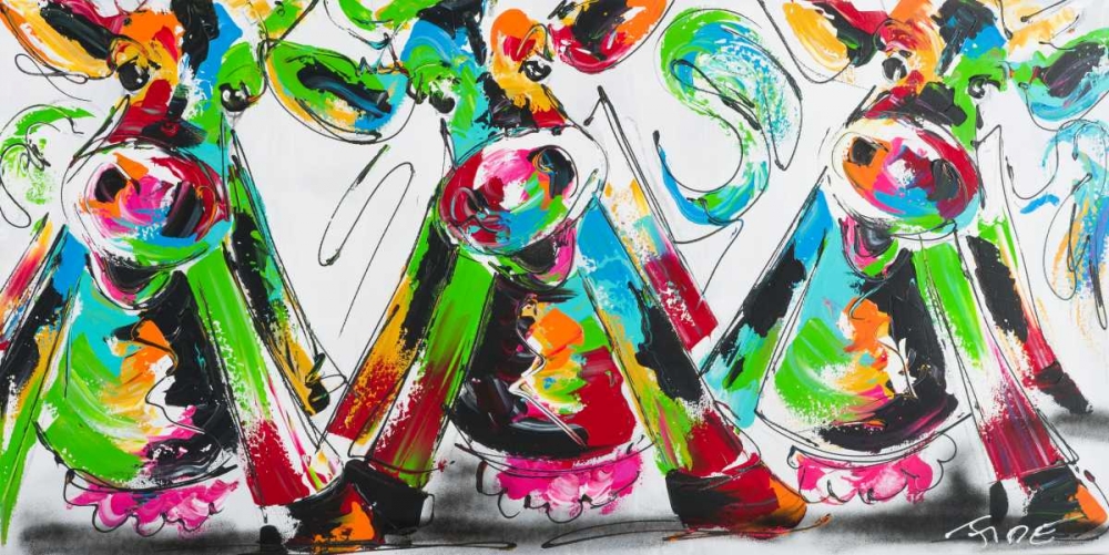Happy cows II art print by Art Fiore for $57.95 CAD