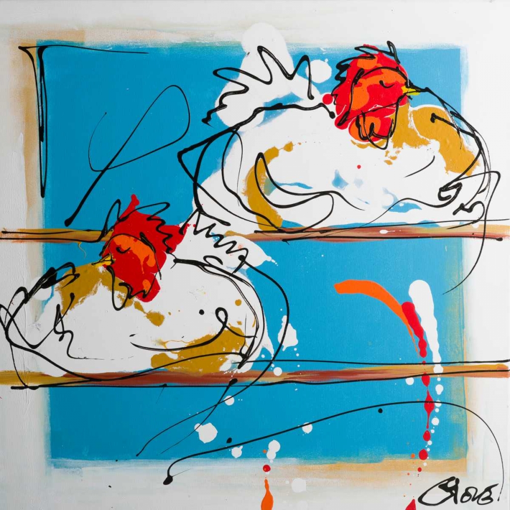 Sleeping and dreaming art print by Art Fiore for $57.95 CAD