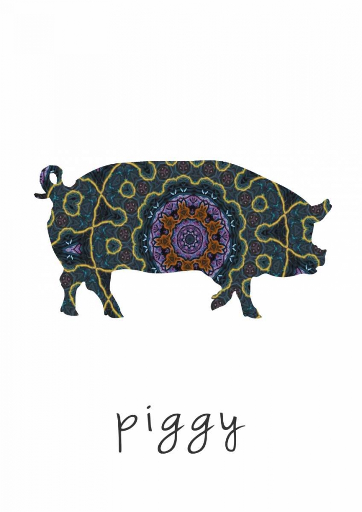Piggy II art print by Anne Waltz for $57.95 CAD