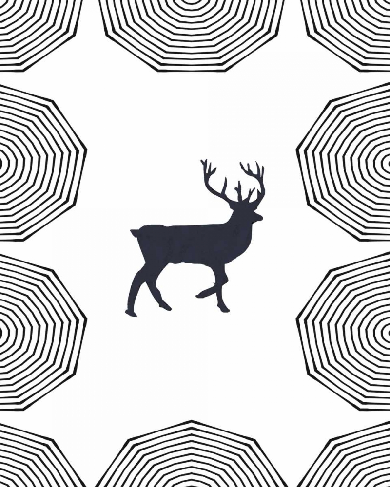Dancing Deer I art print by Anne Waltz for $57.95 CAD