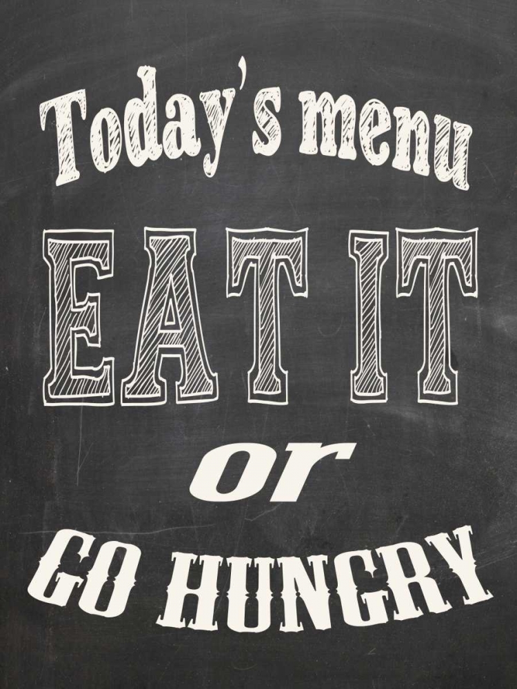 Today menu art print by Anne Waltz for $57.95 CAD