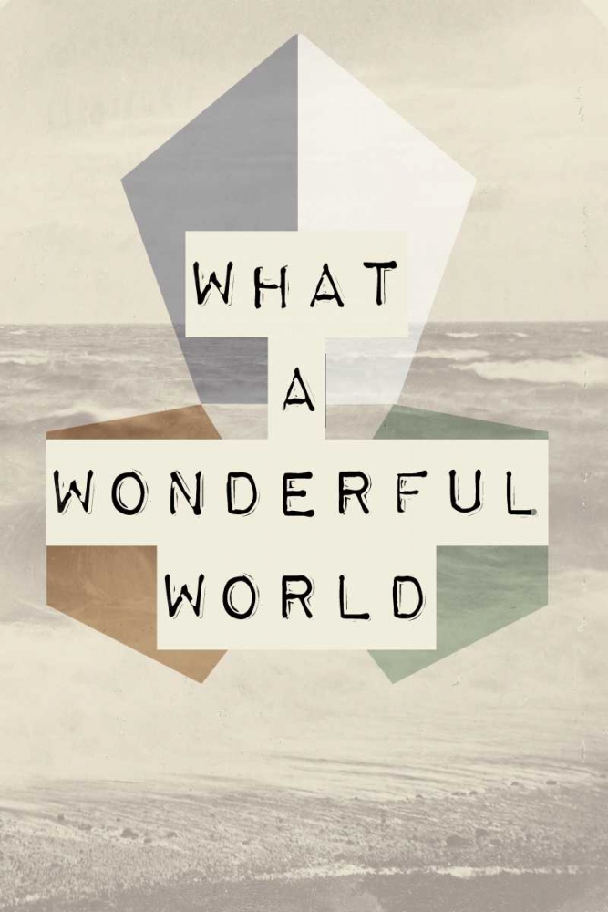 wonderful world I art print by Anne Waltz for $57.95 CAD