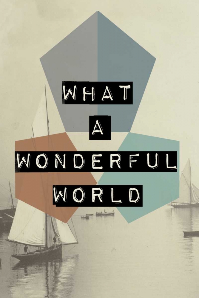 wonderful world II art print by Anne Waltz for $57.95 CAD