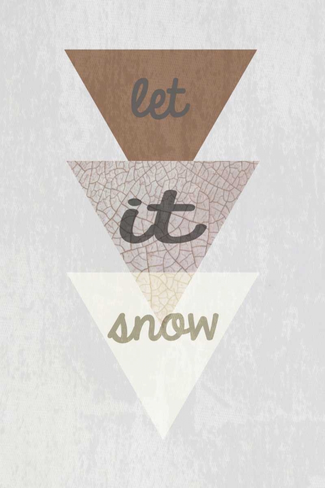 Let is snow art print by Anne Waltz for $57.95 CAD