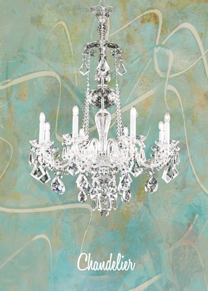 Chandelier art print by Anne Waltz for $57.95 CAD