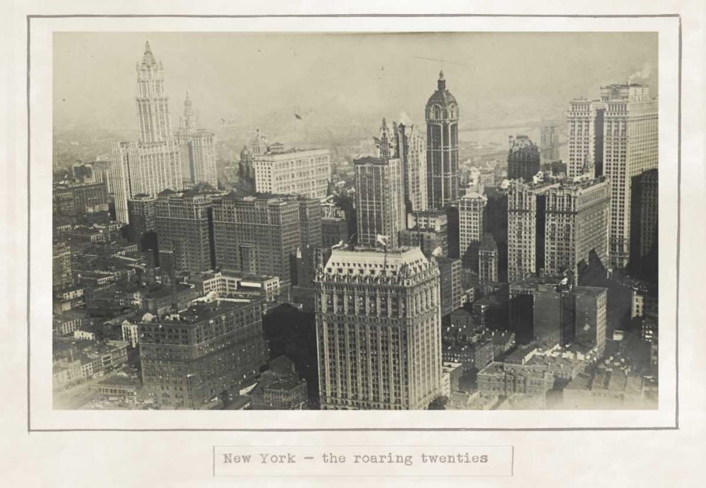 New York 1920 art print by Anne Waltz for $57.95 CAD