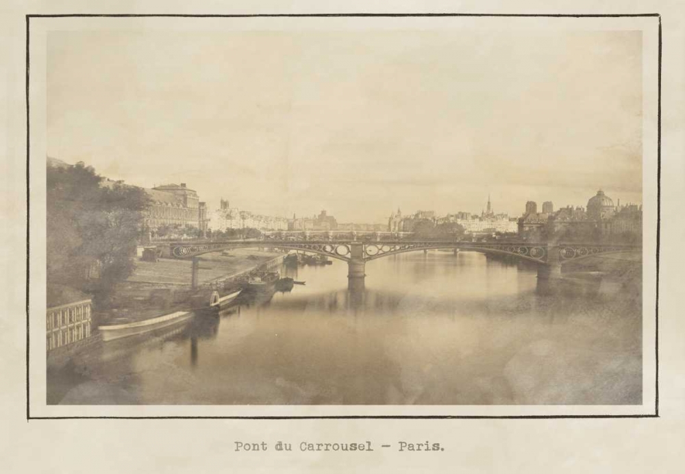 Pont du carrousel Paris art print by Anne Waltz for $57.95 CAD