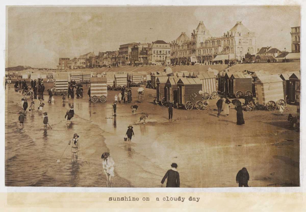 Beach classico art print by Anne Waltz for $57.95 CAD