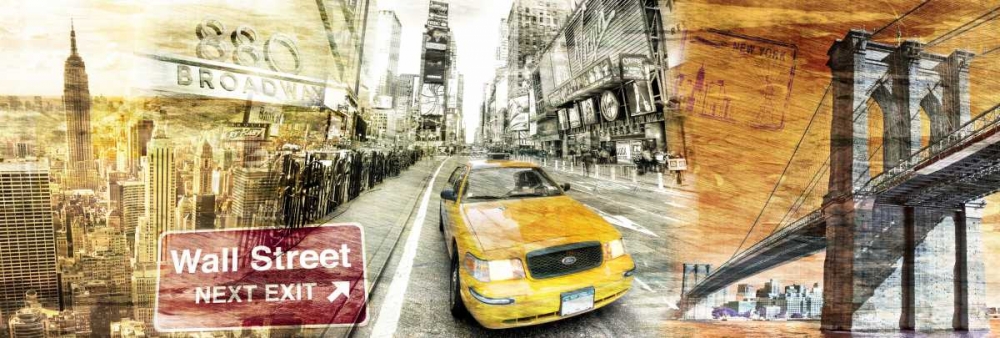 New York Collage 012 art print by Adamsky for $57.95 CAD