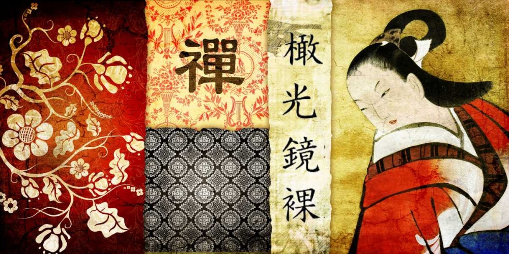 Collage Asia 01 art print by Adamsky for $57.95 CAD