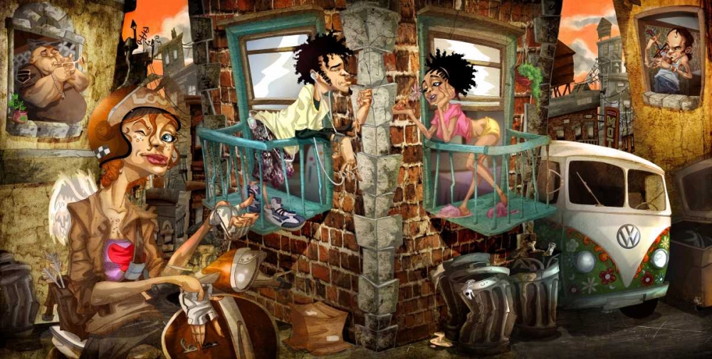 Loves Street art print by A. - Perez, A. Alvez for $57.95 CAD