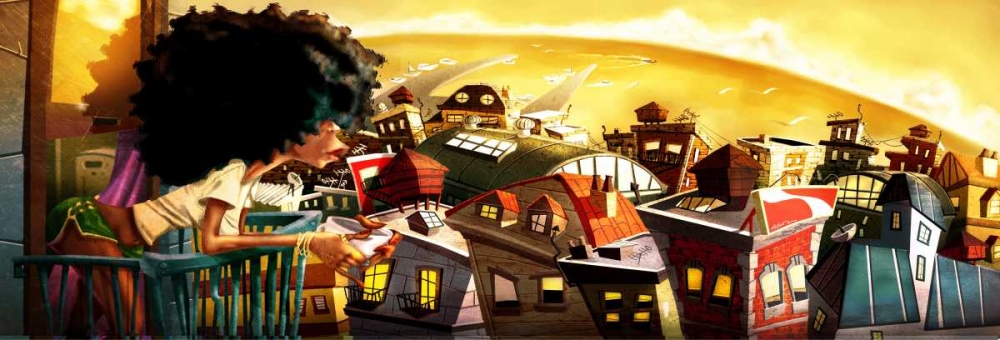 Coffee in the City -2 art print by A. - Perez, A. Alvez for $57.95 CAD