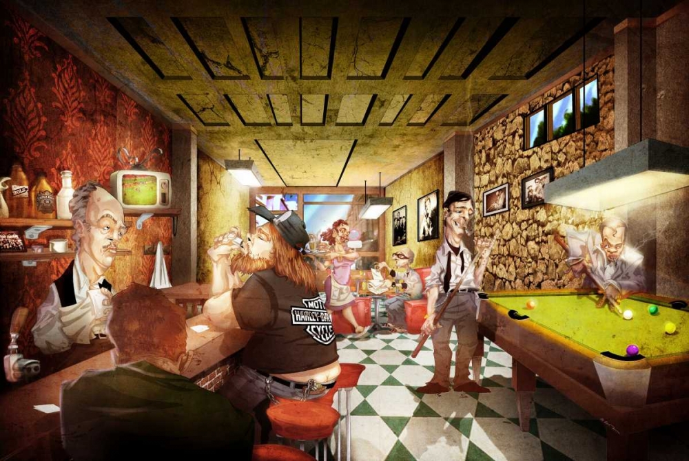 Nine Ball art print by A. - Perez, A. Alvez for $57.95 CAD