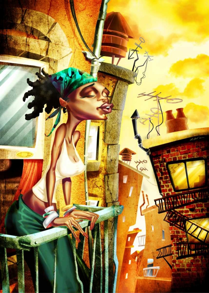 I listen you-1 art print by A. - Perez, A. Alvez for $57.95 CAD