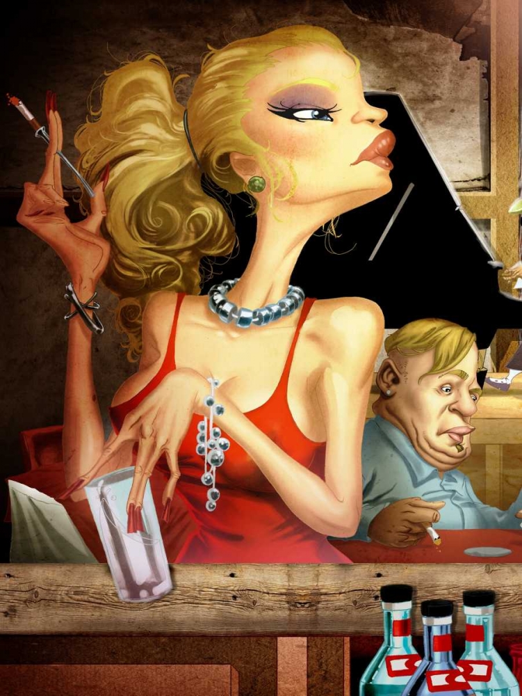 Girl Jam Session art print by A. - Perez, A. Alvez for $57.95 CAD