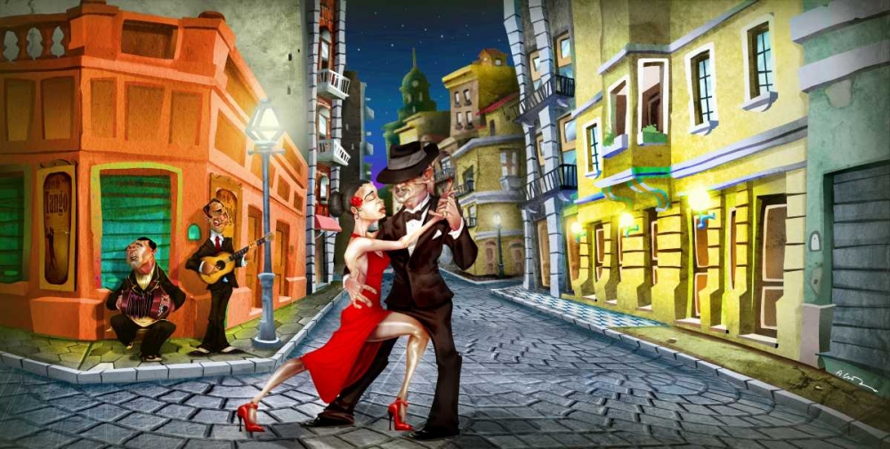 Tango color art print by A. - Perez, A. Alvez for $57.95 CAD