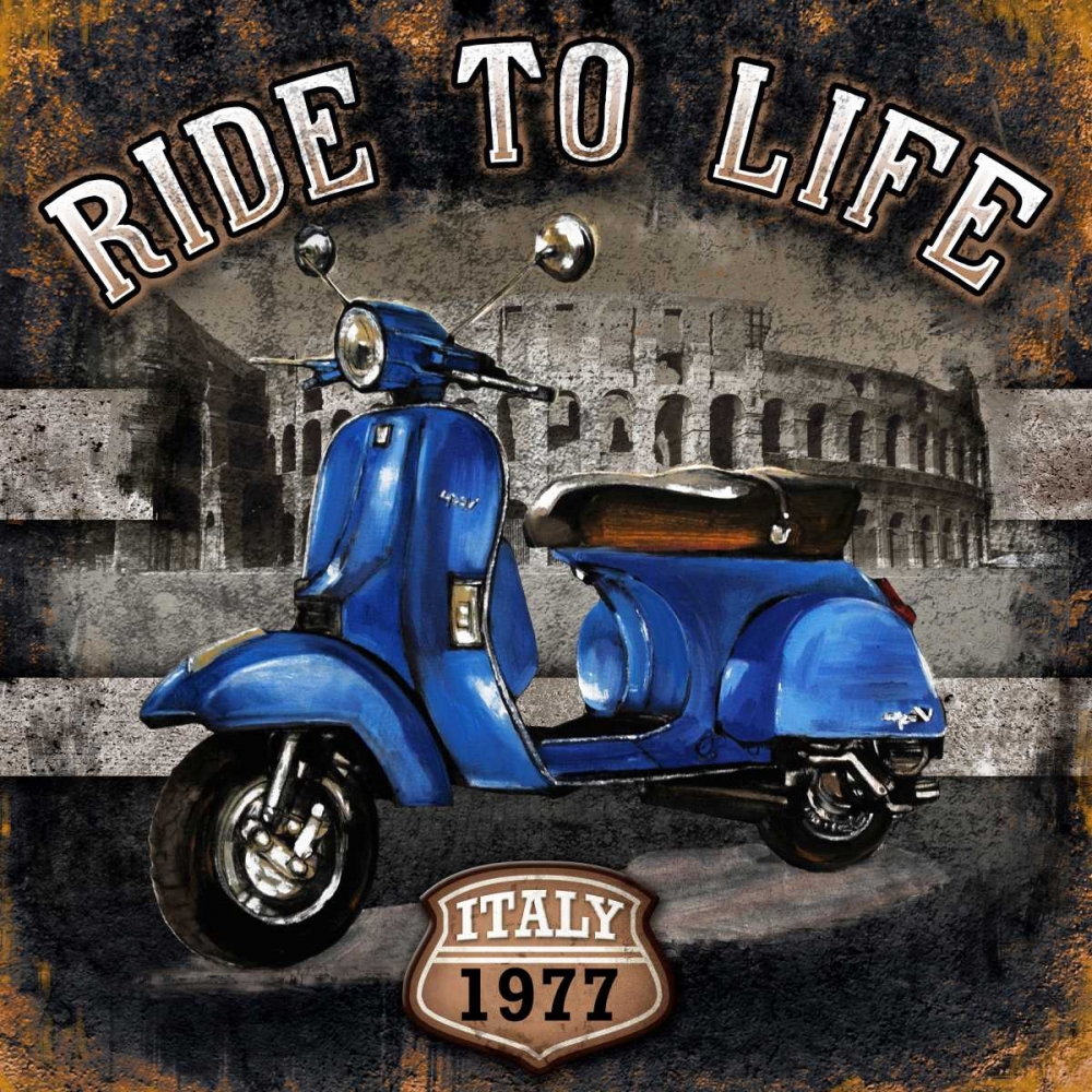 Motorbike 01 Ride to Life art print by Bresso Sola for $57.95 CAD