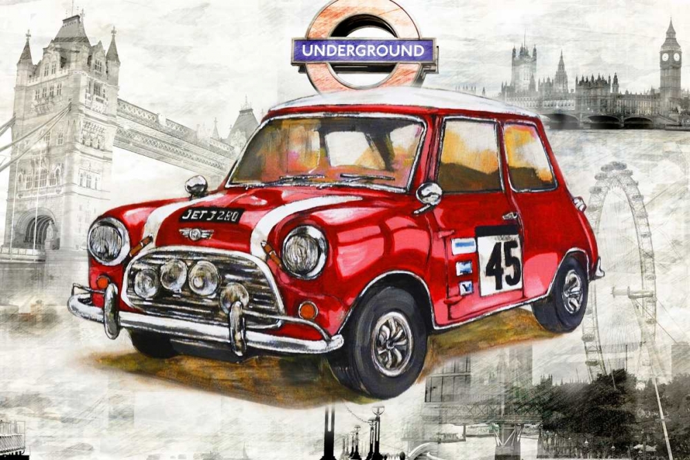 London Car art print by Bresso Sola for $57.95 CAD