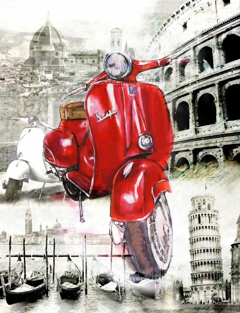 The Beautiful Motorbike art print by Bresso Sola for $57.95 CAD