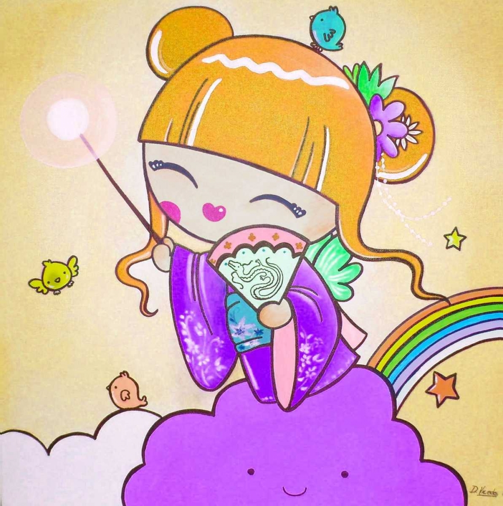 Japanese Fairy art print by Diana Vicedo for $57.95 CAD