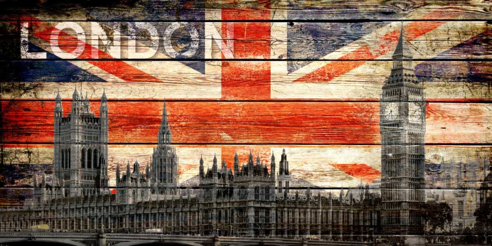 UK Collage 2 art print by John H. Robins for $57.95 CAD