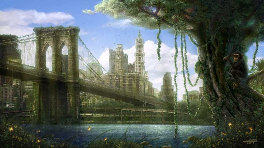 New York Jungle art print by Jose Luis Martin for $57.95 CAD