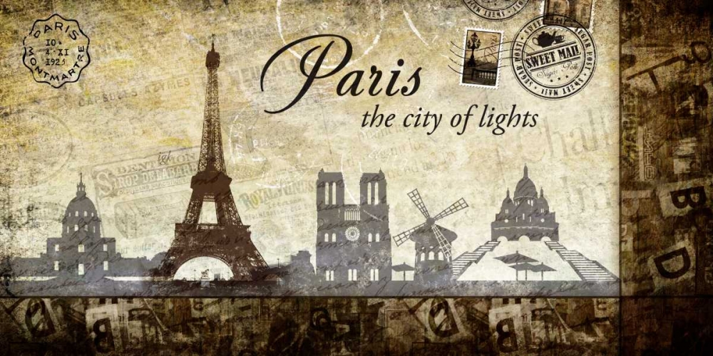 Collage Paris 02 art print by Paul Robert for $57.95 CAD