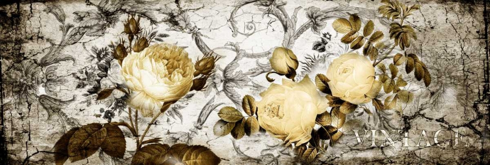 Collage Vintage III art print by Susan P. Willow for $57.95 CAD