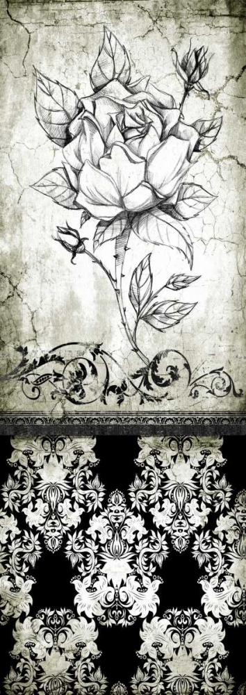Rose Vintage II B art print by Susan P. Willow for $57.95 CAD